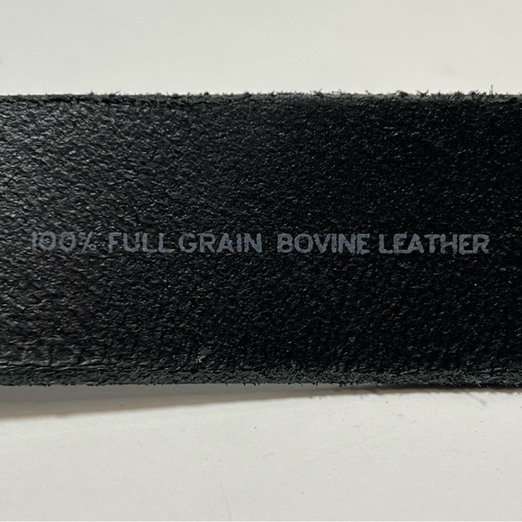 LEVIS Black Full Grain Genuine Leather Belt US 34 EU 85 - Picture 10 of 11